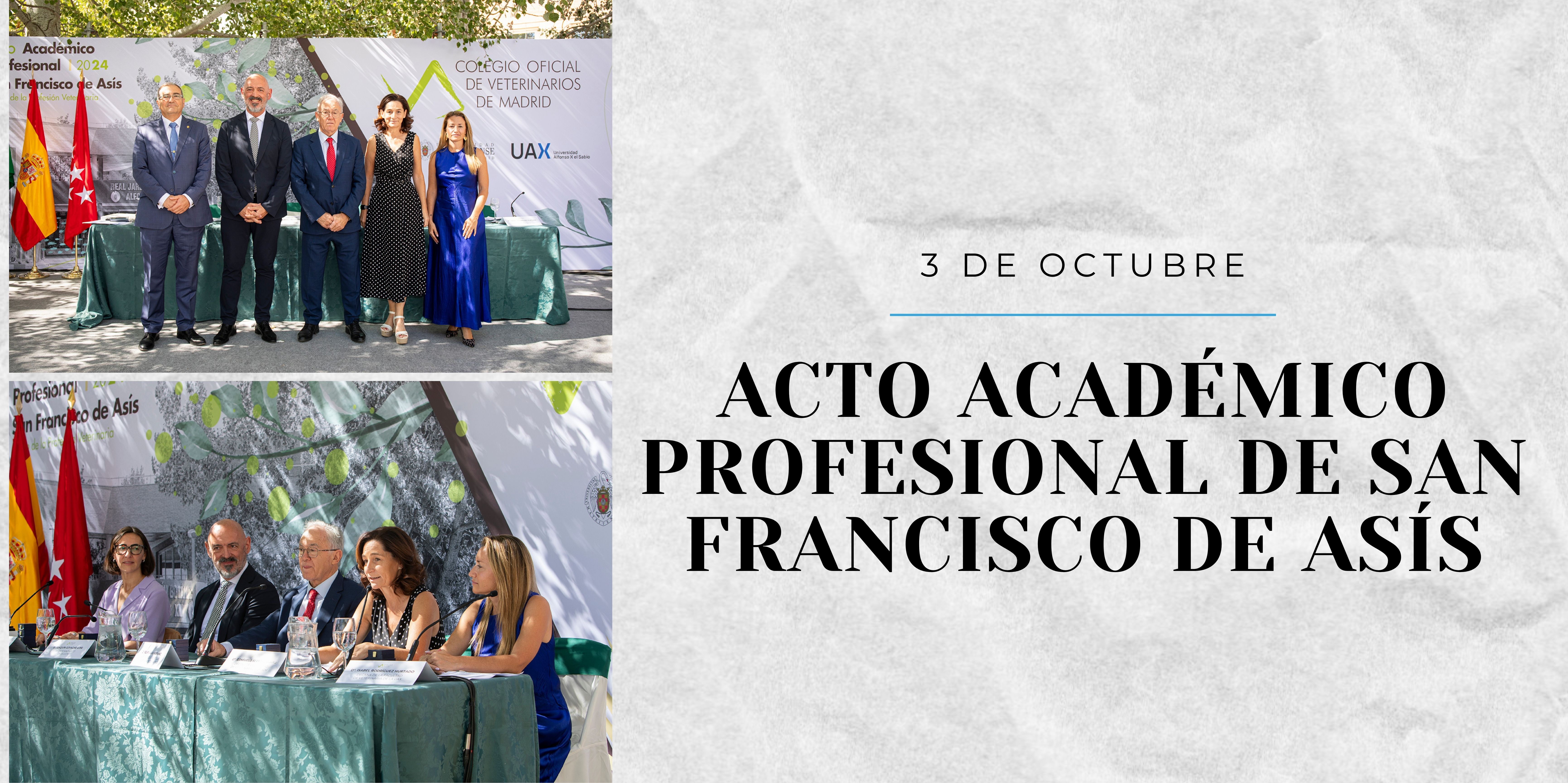 Acto académico profesional de San Francisco de Asís